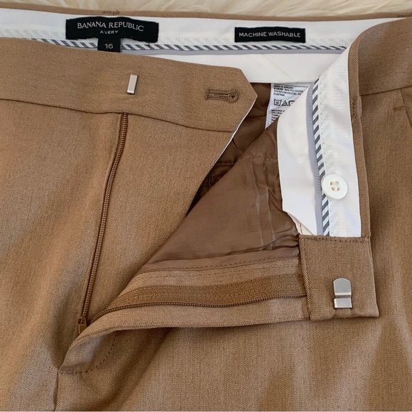 Avery Camel colour pant machine washable - Picture 2 of 12